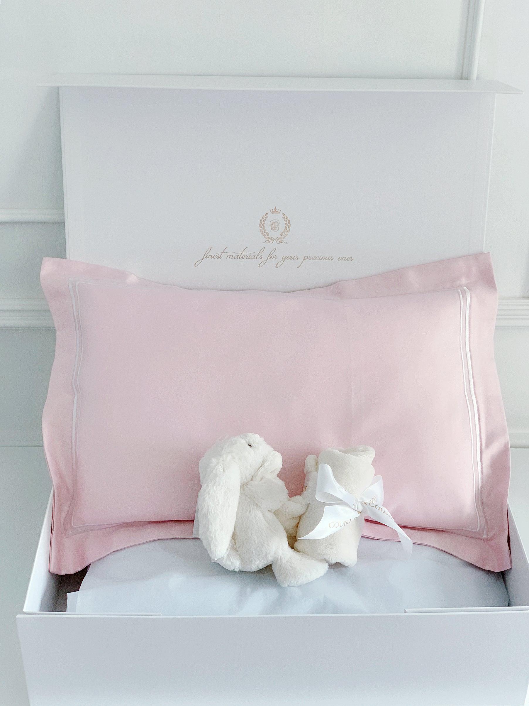 Boudoir Sham Pillow Baby Gift Set - Cradle Pink - Count & Countess