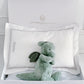 Boudoir Sham Pillow Baby Gift Set - Platinum White