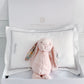 Boudoir Sham Pillow Baby Gift Set - Platinum White
