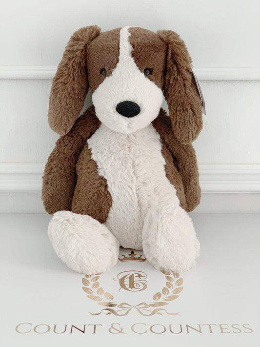 Jellycat Bashful Fudge Puppy Medium - Count & Countess