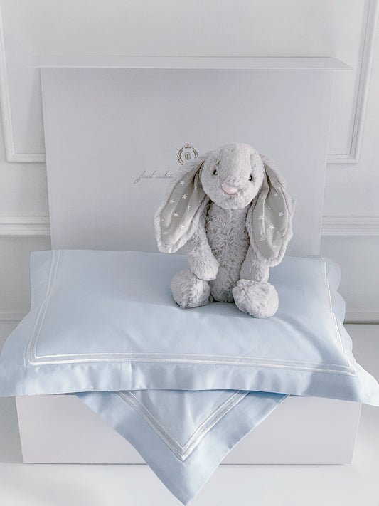 Best Gift set for baby boy with Jellycat Bashful Shimmer Bunny