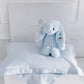 Newborn Baby Gift Set with Jellycat Bashful Blue Bunny for Baby Boy