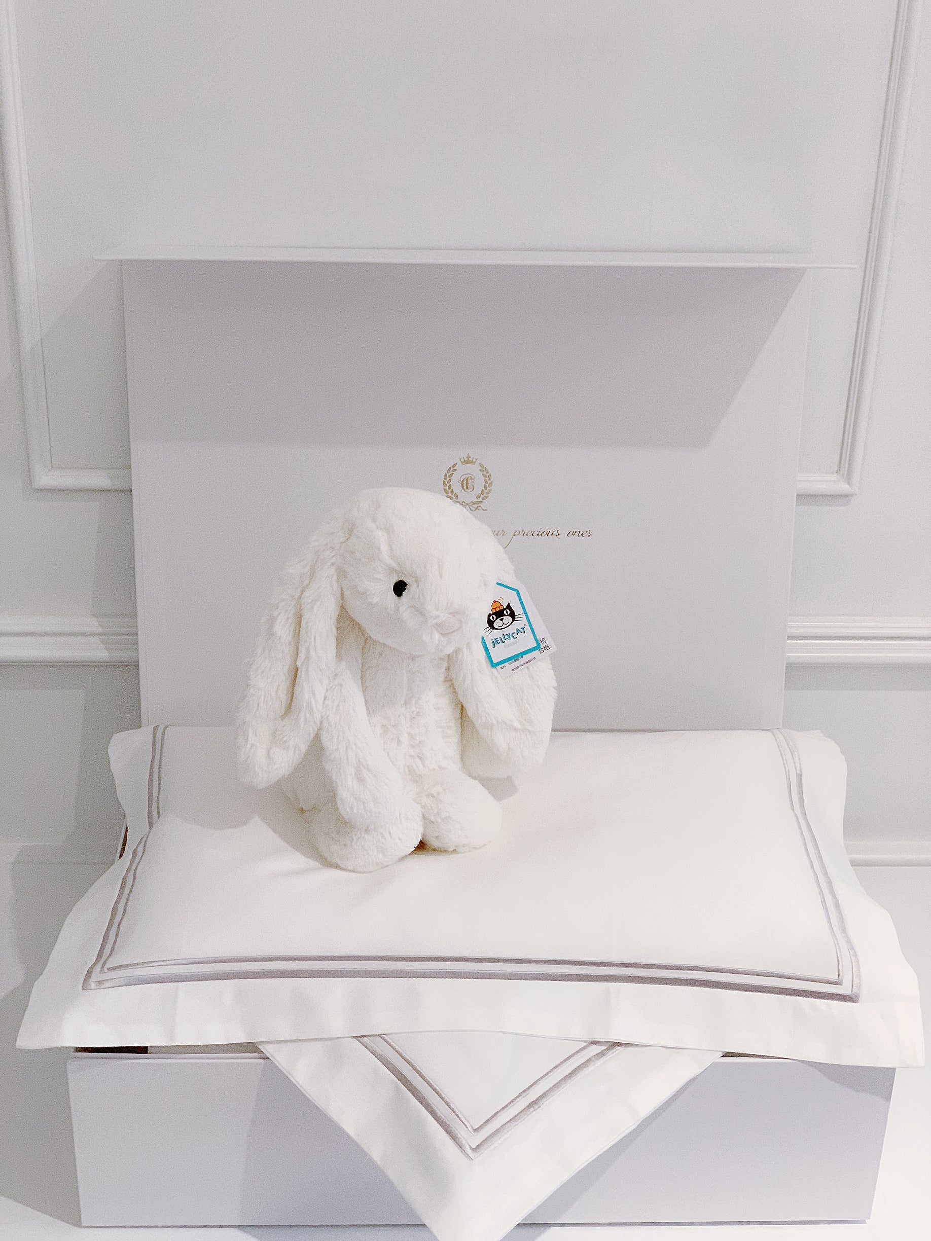 Jellycat Bashful Cream Bunny Newborn Gift Set for Baby & Toddler