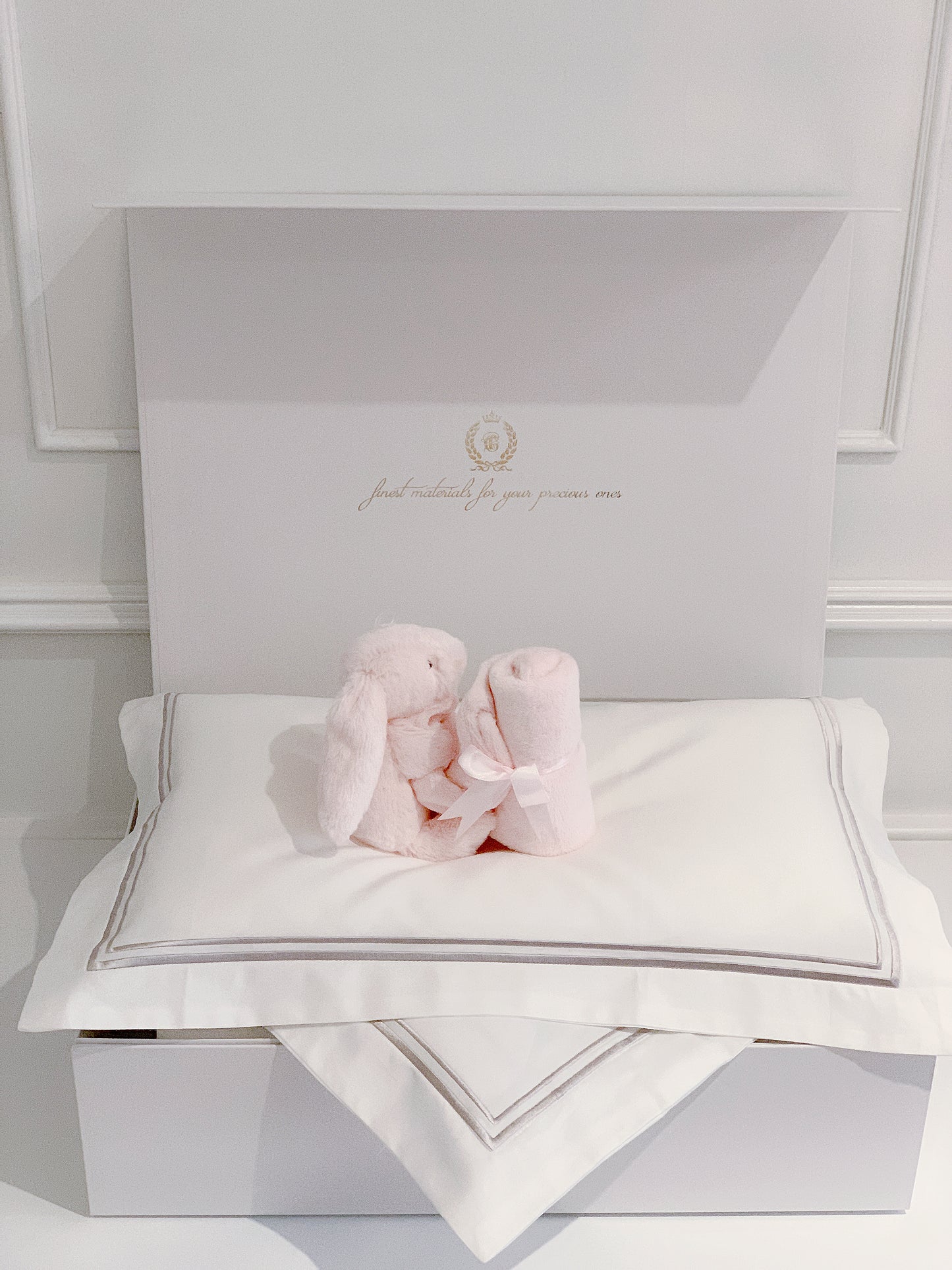 Jellycat Bashful Pink Bunny Soother Newborn Gift Set for Baby & Toddler