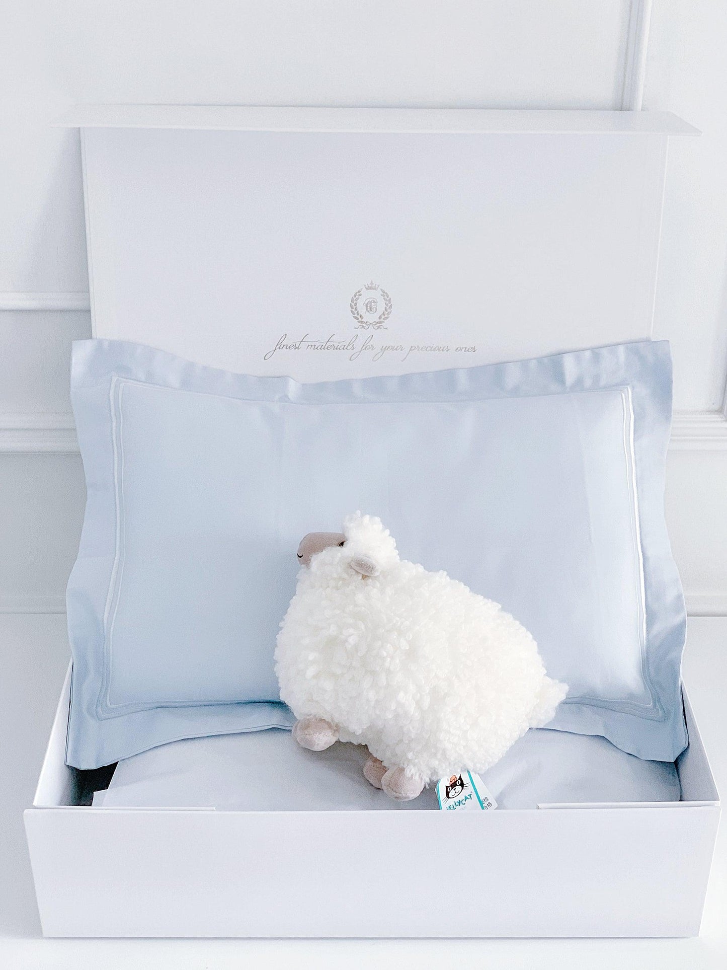 Boudoir Sham Pillow Baby Gift Set - Dreamy Blue